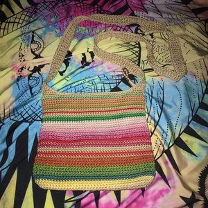 The Sak knit purse bag